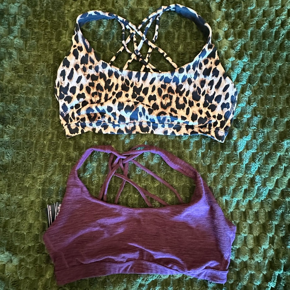 Set of 4 Victoria’s Secret. Sports bras never worn. New without tags